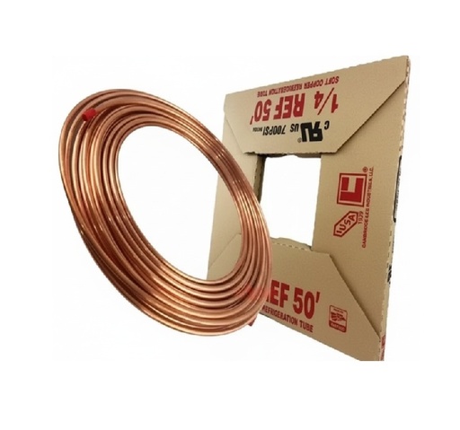 [12390305] Tubo de cobre flexible Mexico 3/8 pulg rollo 15m IUSA 
